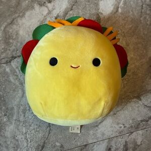 Squishmallows Yellow Taco Plush